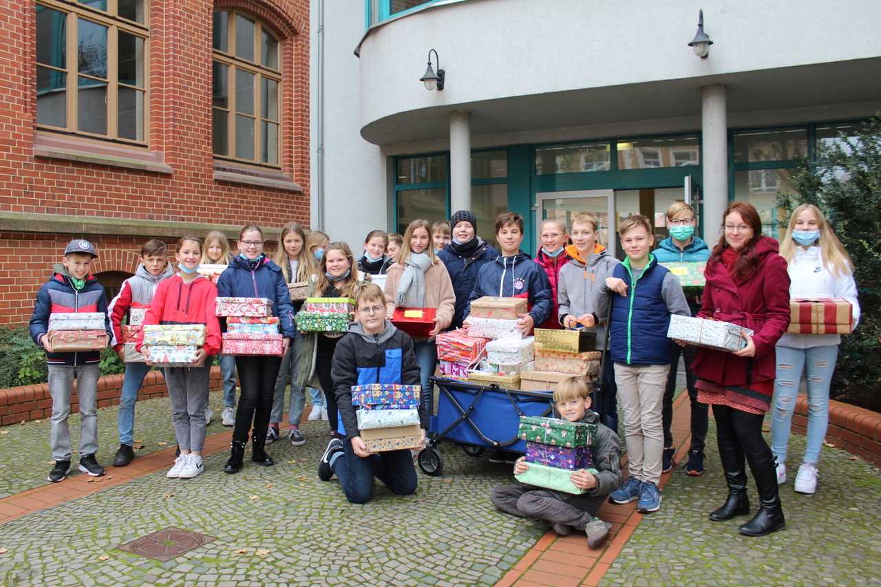 Foto Weihnachten im Schuhkarton